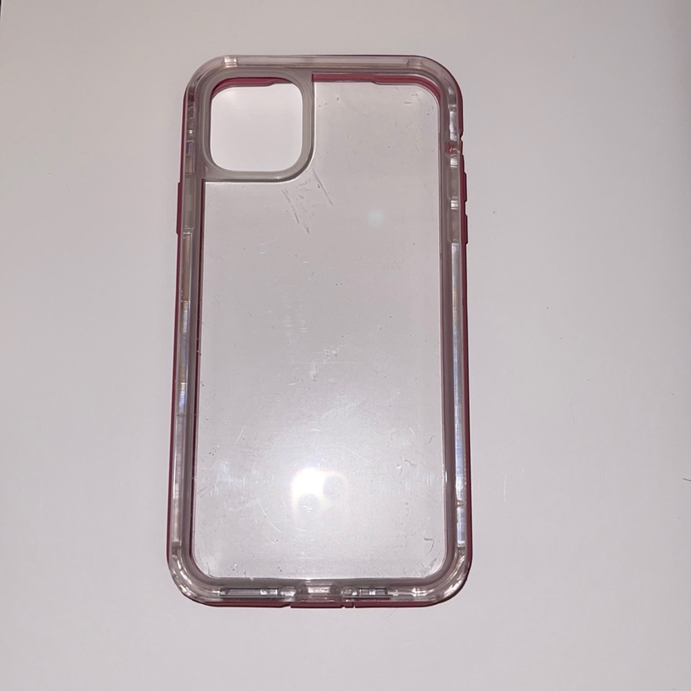 iPhone 11 pro max clear lifeproof case